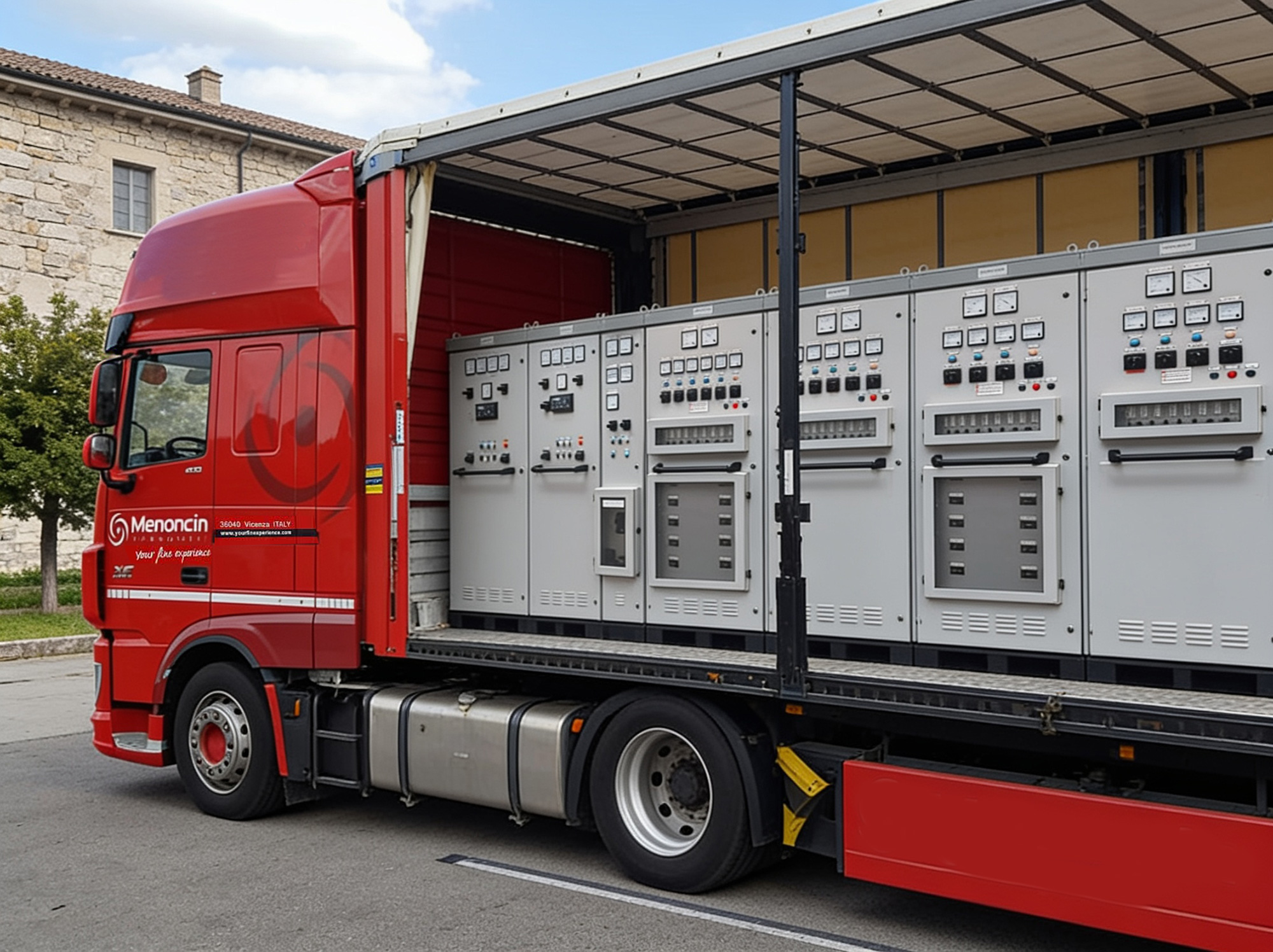 menoncin specialista del trasporto quadri elettrici industriali menoncin specialista del trasporto quadri elettrici industriali